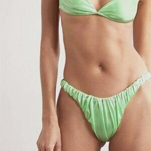 Isa Boulder Jessie Satin-Stretch Bottom in Honeydew